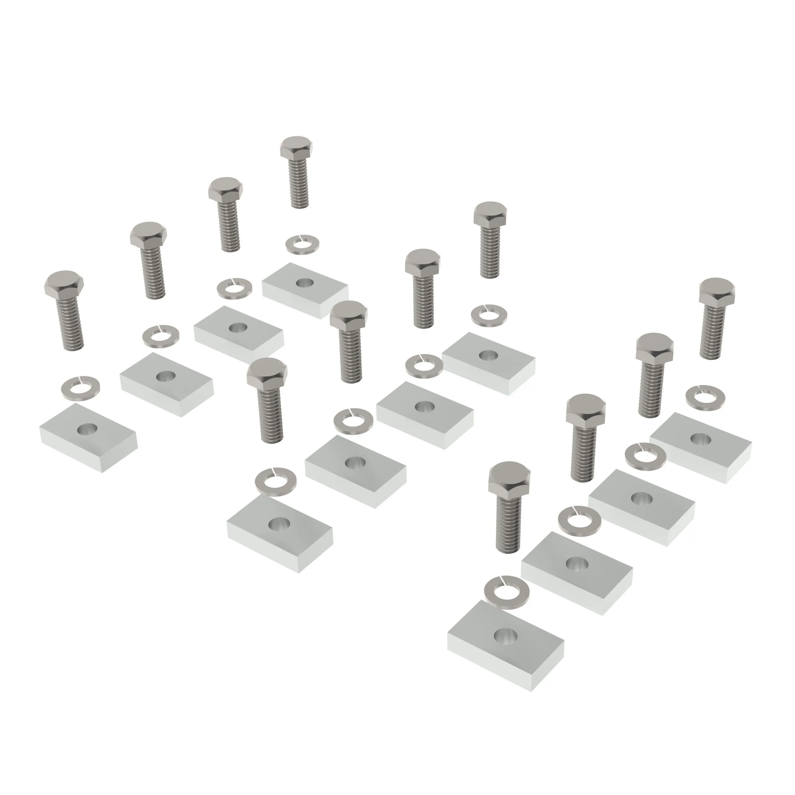 Cross Bar Channel Fixing Pack M8 - x12