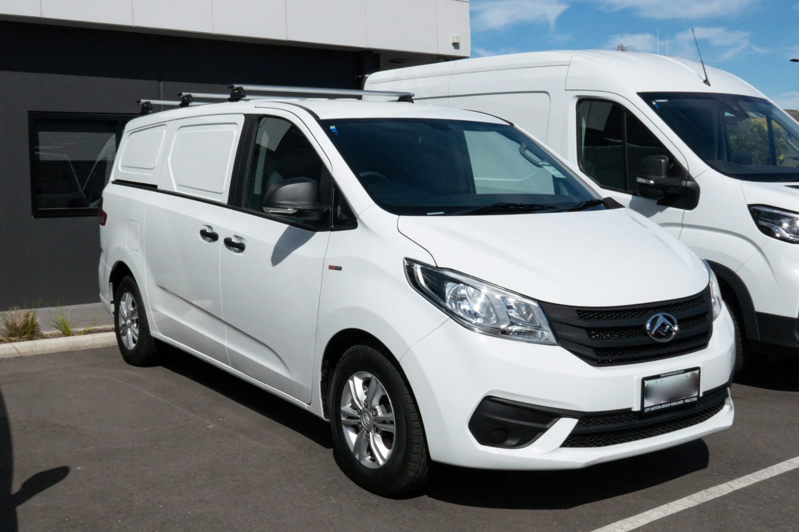 LDV G10 Roof Racks side view