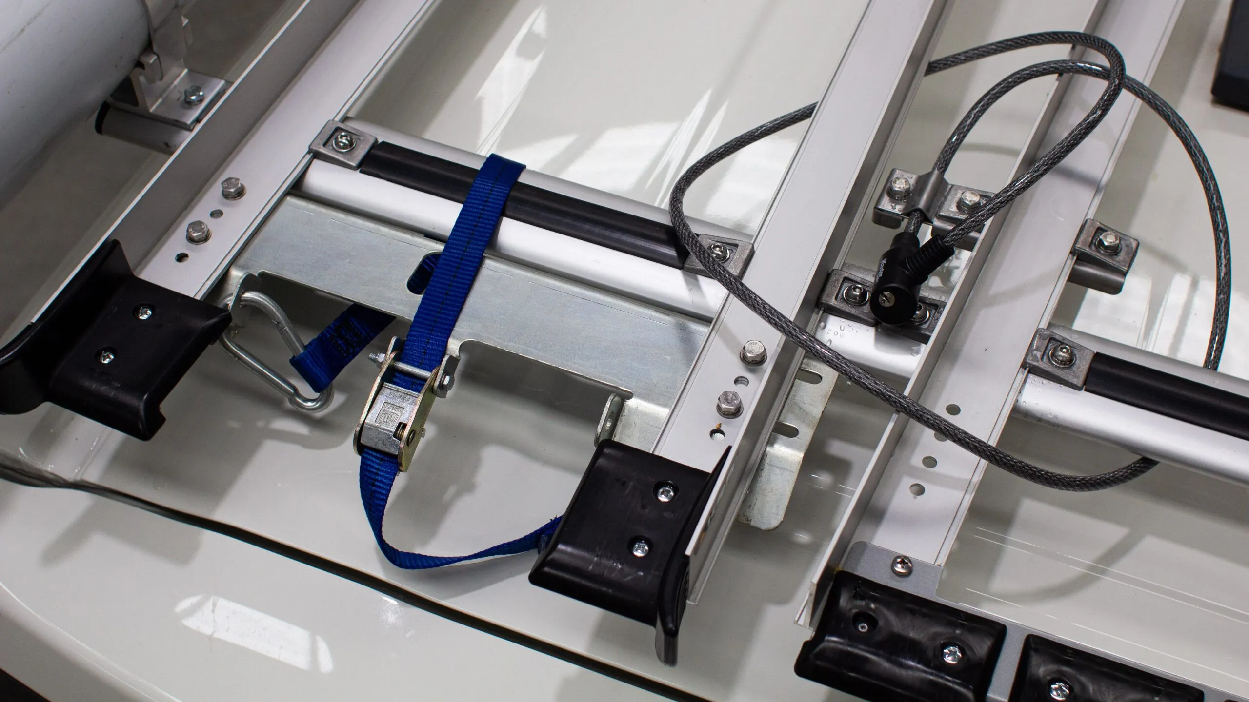 Cable Lock for Ladder Rail