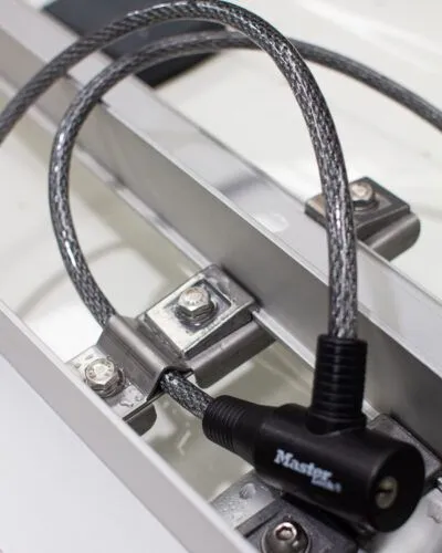 Cable Lock for Ladder Rail