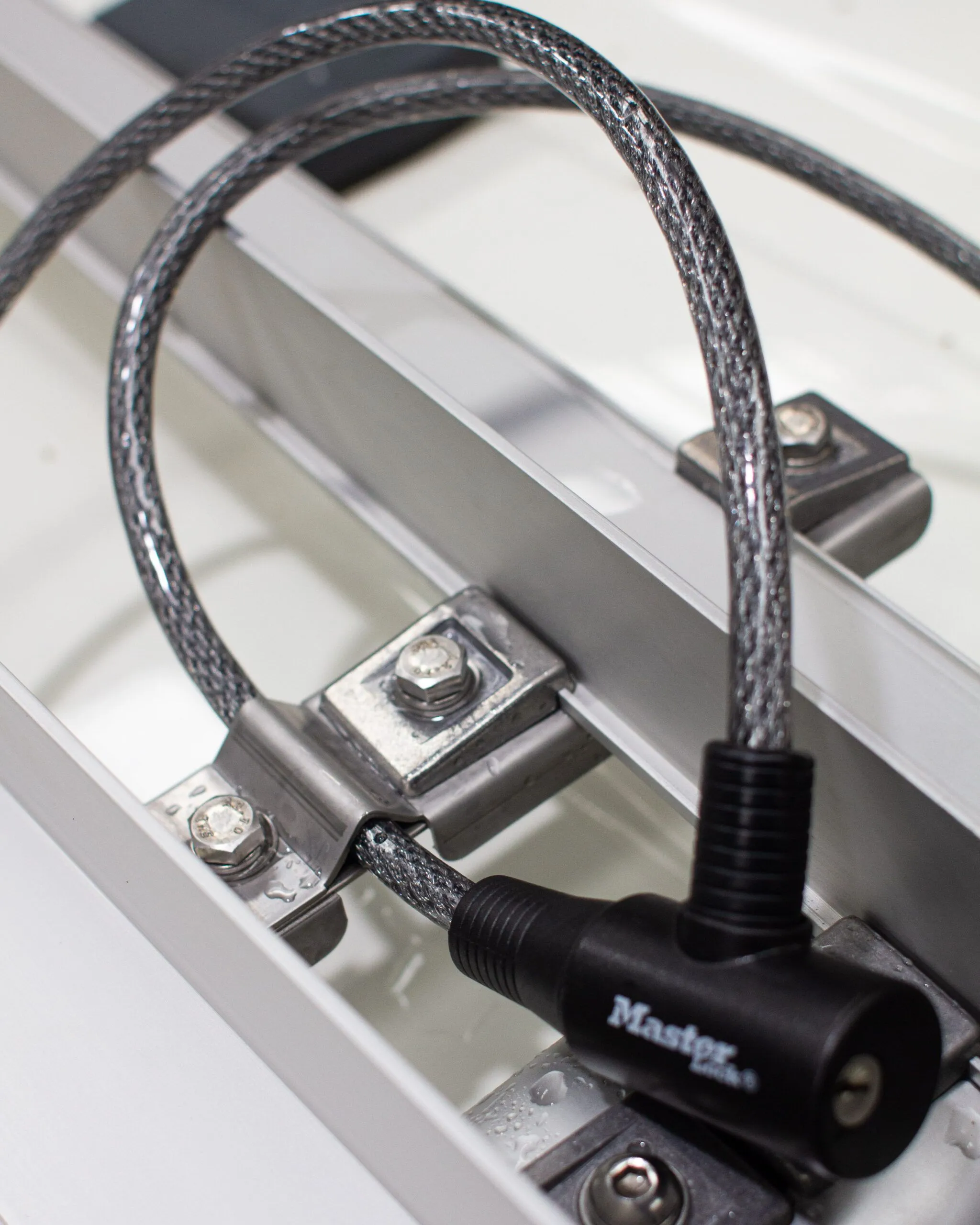 Cable Lock for Ladder Rail
