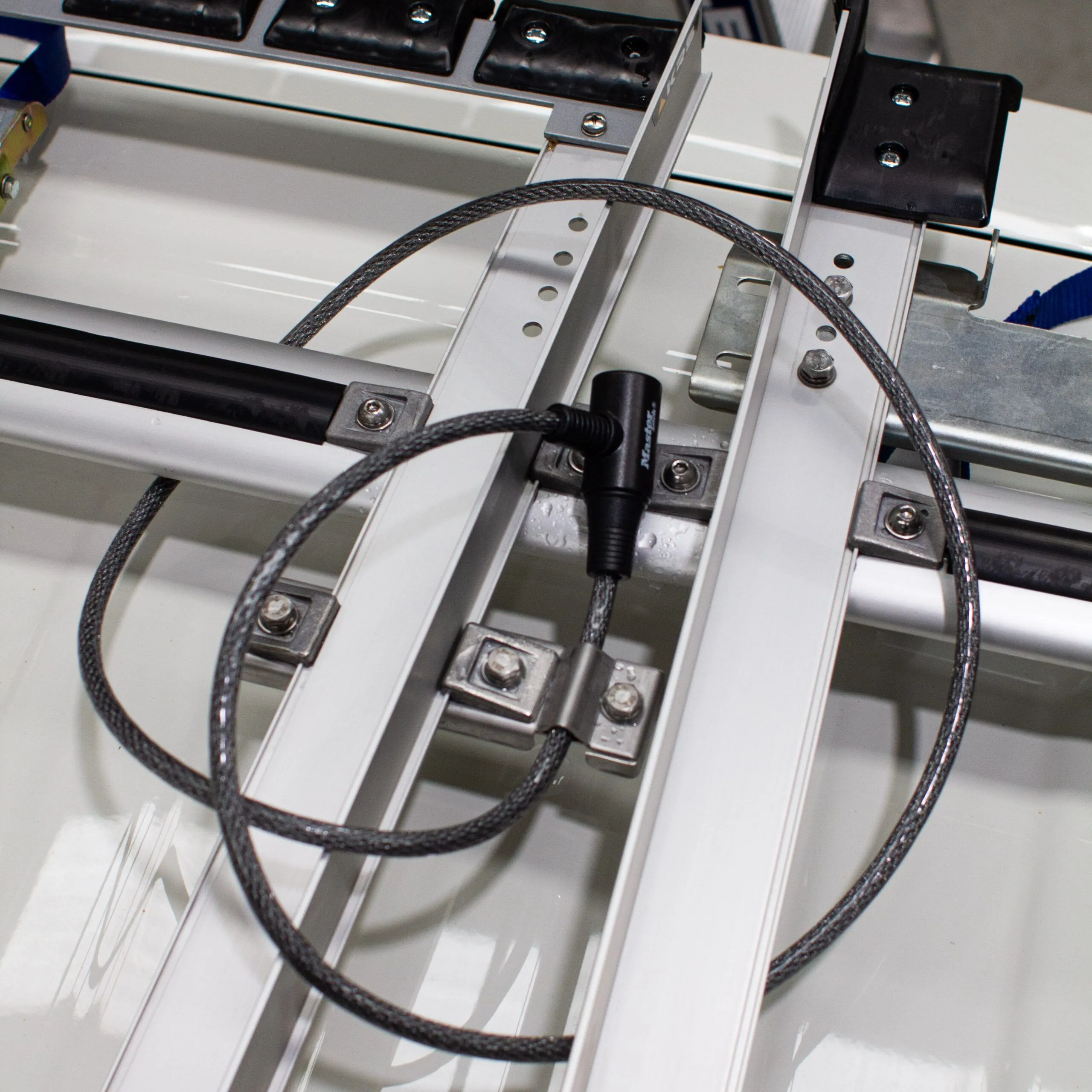 Cable Lock for Ladder Rail