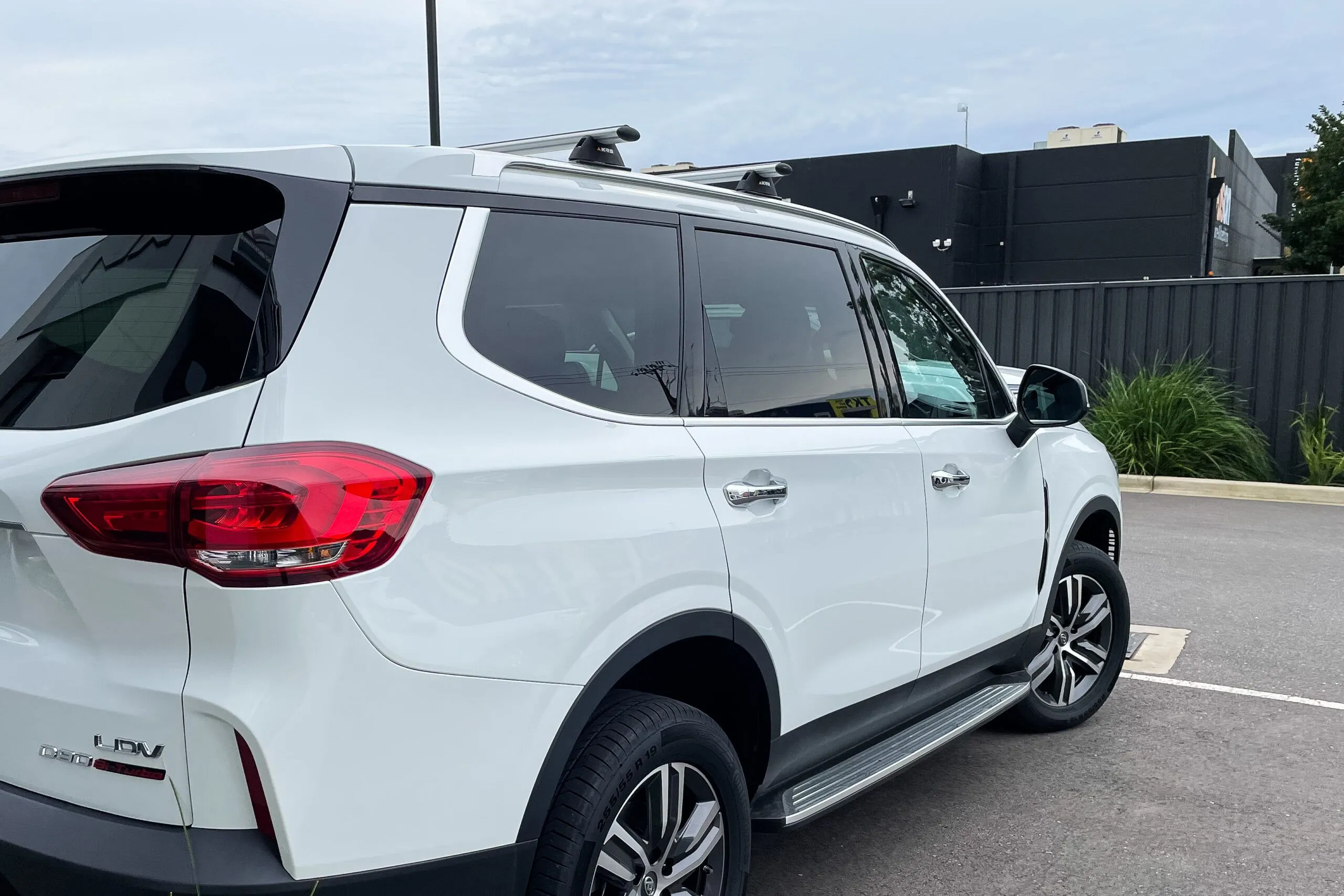 LDV G10 Roof Racks back view